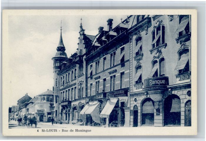 Saint-Louis Elsass Rue Huningue Banque