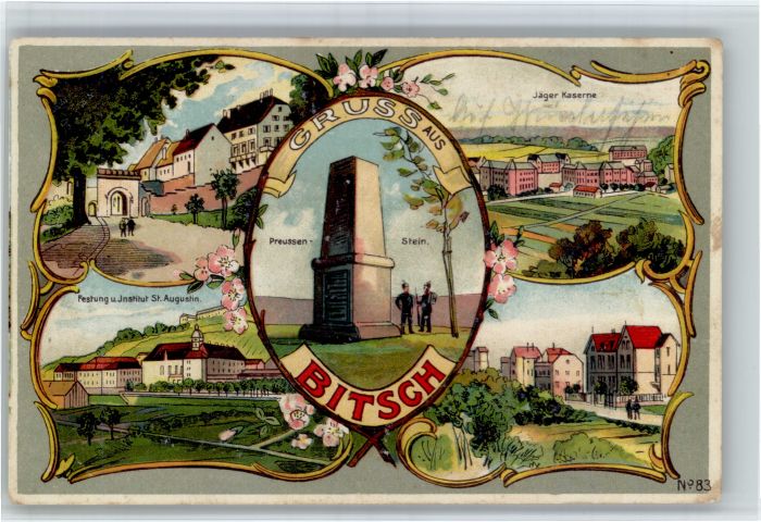 Bitsch Lothringen Bitsch Jägerkaserne Festung St. Augusti