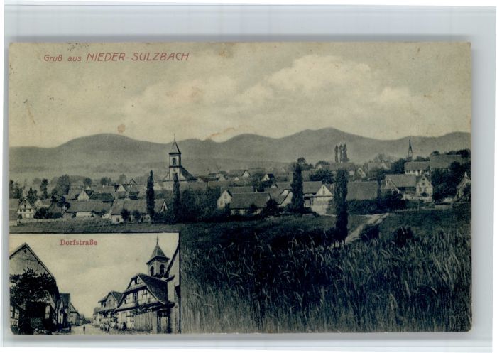 Niedersoultzbach Nieder-Sulzbach Dorfstrasse