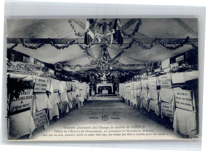 Verdun Meuse Verdun Ossuaire Provisoire Champs Batai