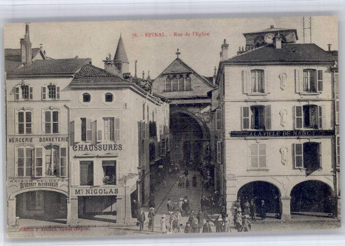 Epinal Vosges Epinal Rue Eglise