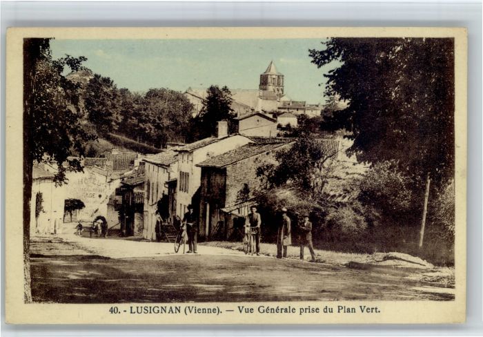 Lusignan Vienne Plan Vert