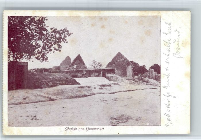 Juvincourt-et-Damary Zerstörung