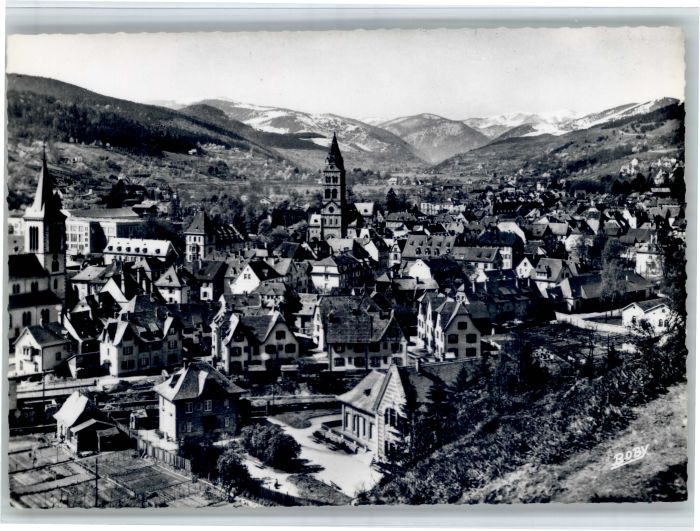 Munster Haut Rhin Elsass Vue generale