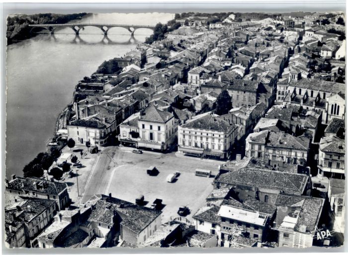 Tonneins Fliegeraufnahme