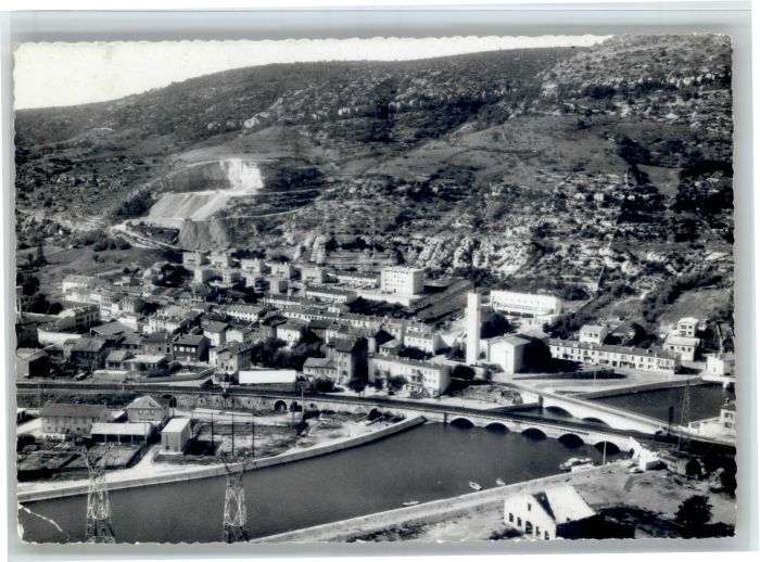 Le Pouzin Ardeche Fliegeraufnahme