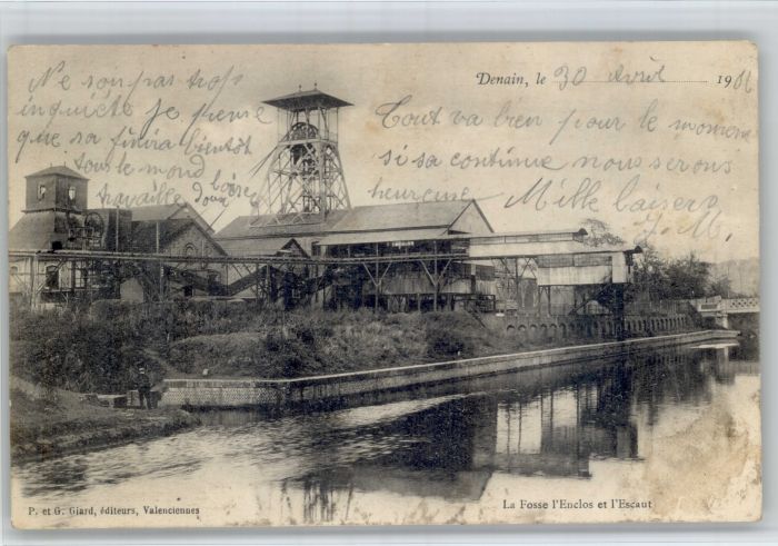 Denain Fosse Enclos Escaut