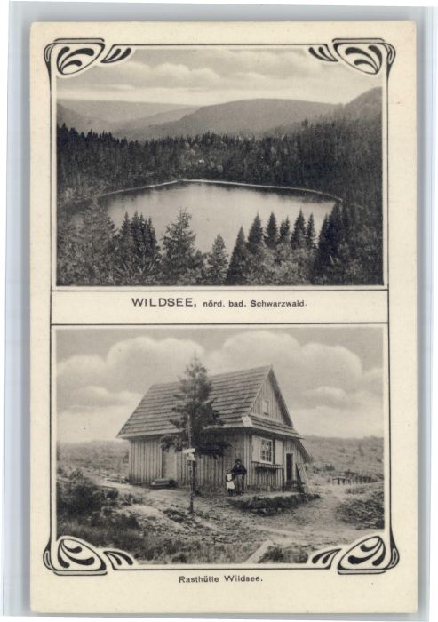 Achern Baden Wildsee Rasthuette Wildsee