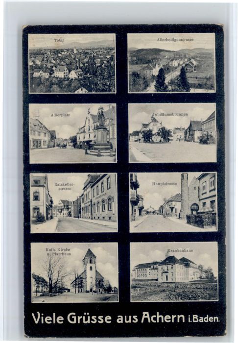 Achern Baden Allerheiligenstrasse Adlerplatz Krankenhaus