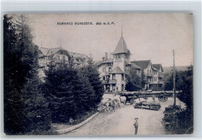 Hundseck 900m Buehl BW Kurhaus Hundseck