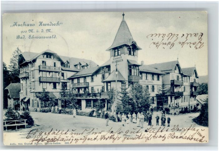 Hundseck 900m Buehl BW Kurhaus Hundseck