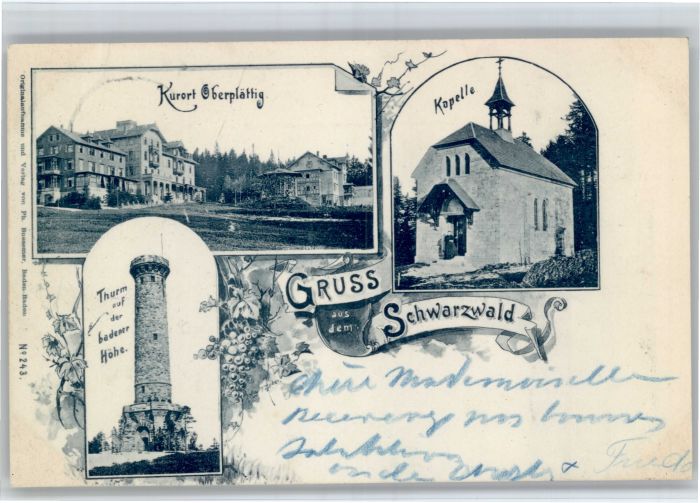 Plaettig berplaettig Kapelle Turm x