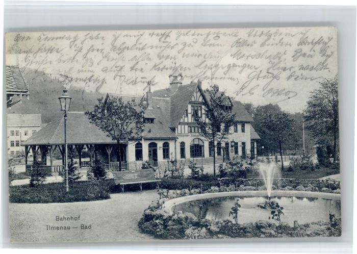 Ilmenau Thueringen ahnhof Bad Ilmenau