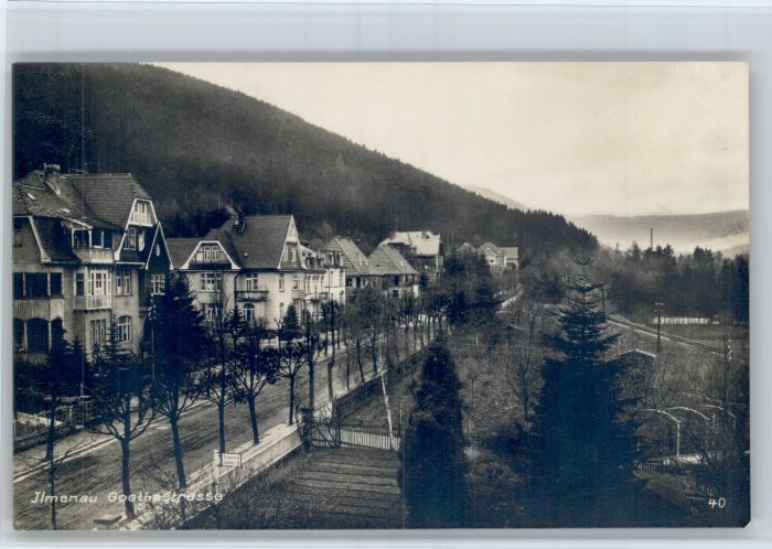 Ilmenau Thueringen oethestrasse