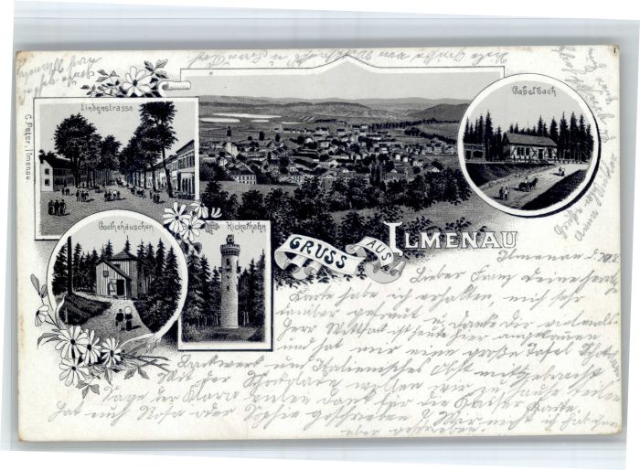 Ilmenau Thueringen indenstrasse Goethehaus Kickelhahn Gabelbach