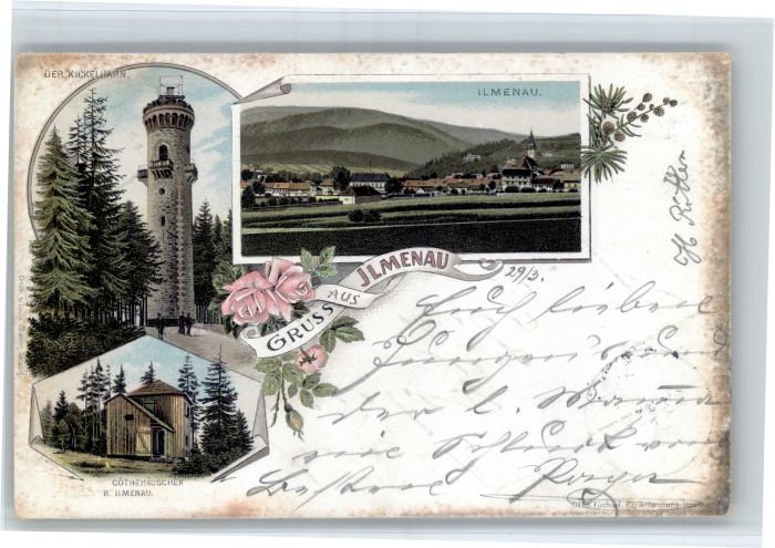 Ilmenau Thueringen ickelhahn Goethehaus