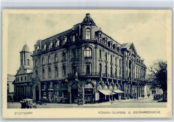 Stuttgart Koenigin Olgabau Eberhardskirche