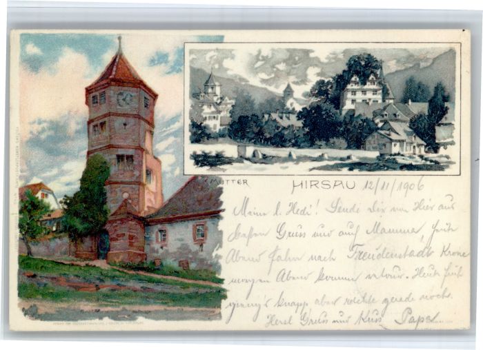 Hirsau Kuenstler K. Mutter