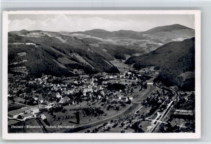Hausen Wiesental Fliegeraufnahme