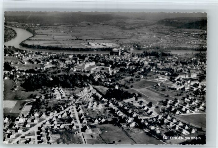 Saeckingen Rhein Saeckingen Fliegeraufnahme
