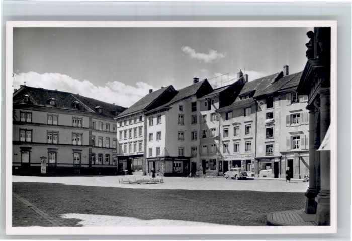 Saeckingen Rhein Saeckingen Marktplatz