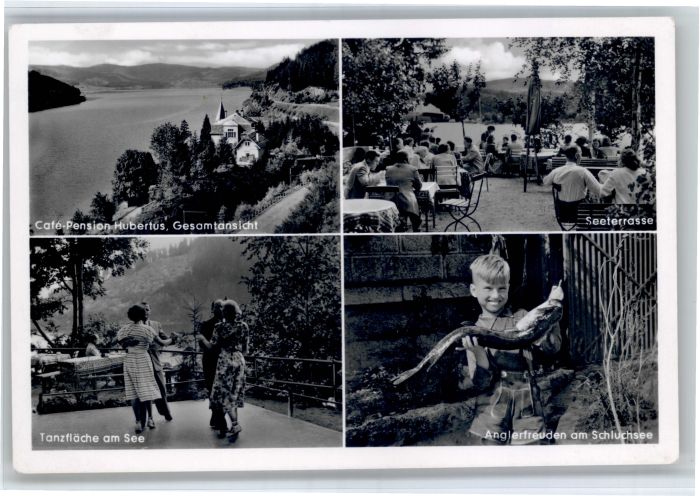 Seebrugg Cafe Pension Hubertus Terrasse Angler