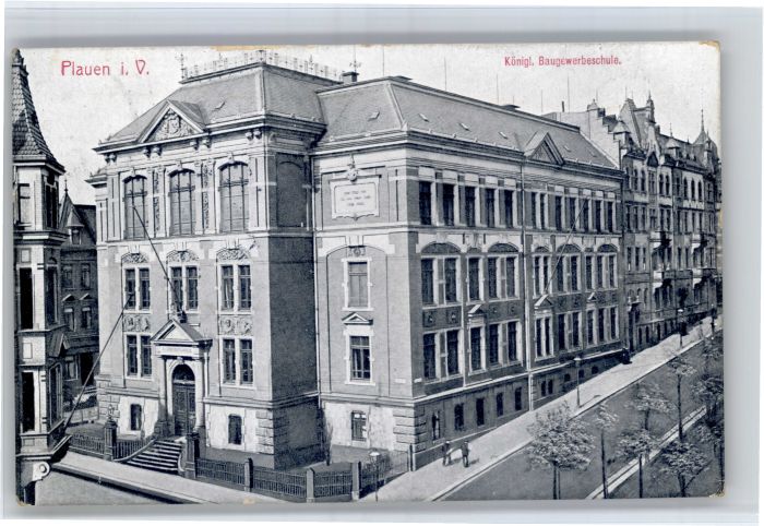 Plauen Vogtland Plauen Baugewerbeschule