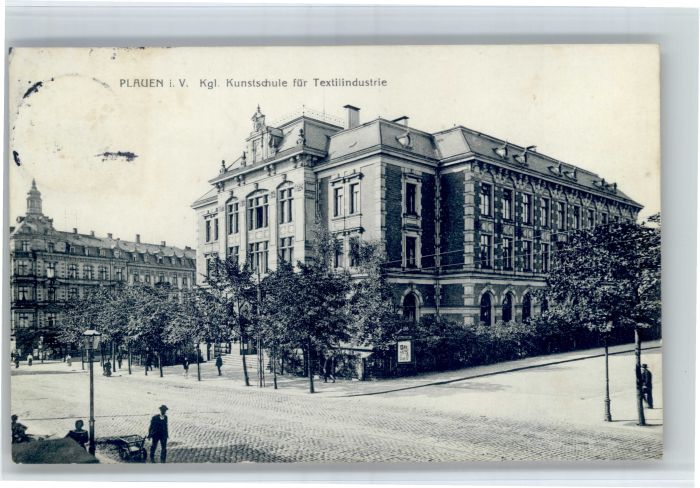 Plauen Vogtland Plauen Kunstschule fuer Textilindustrie