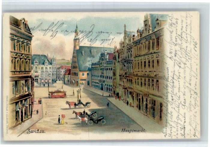 Zwickau Sachsen Zwickau Hauptmarkt
