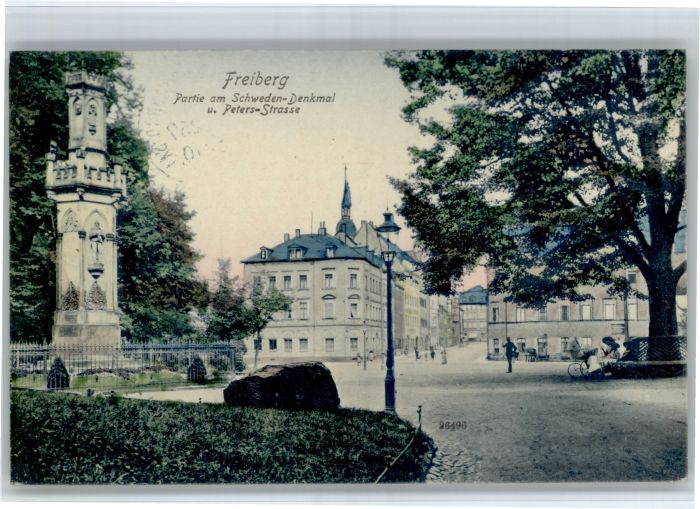 Freiberg Schwedendenkmal Petersstrasse
