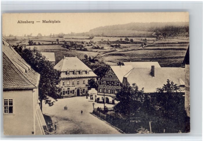 Altenberg Erzgebirge Marktplatz