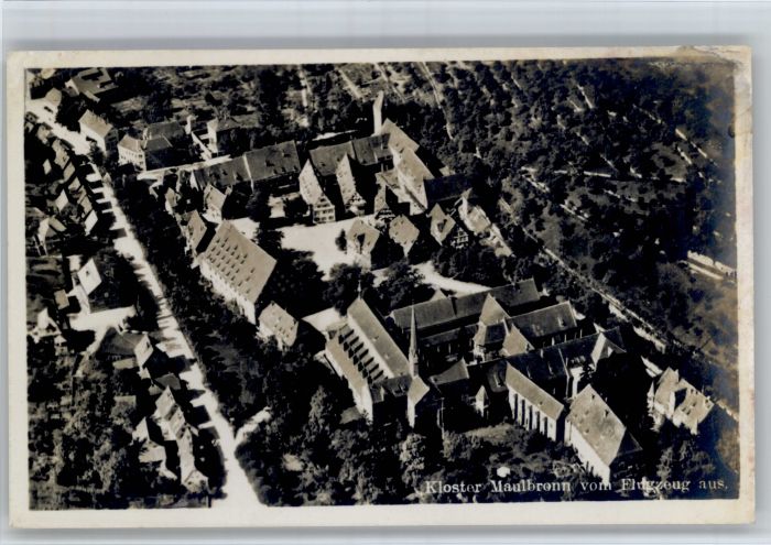 Maulbronn Fliegeraufnahme Kloster