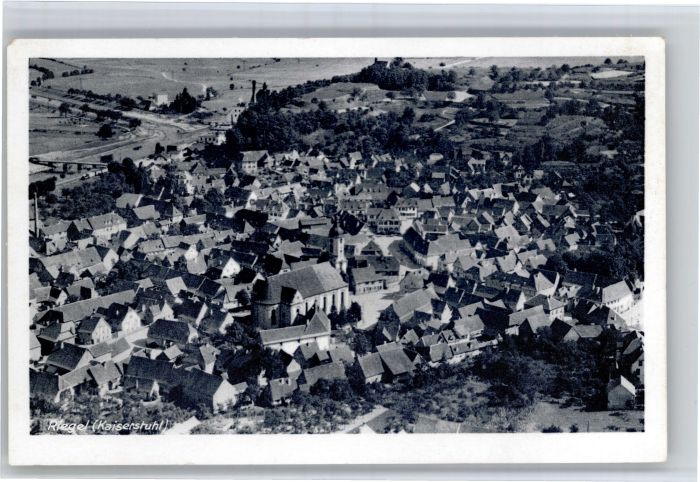 Riegel Kaiserstuhl Fliegeraufnahme