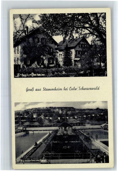 Stammheim Calw Erholungsheim Schwimmbad