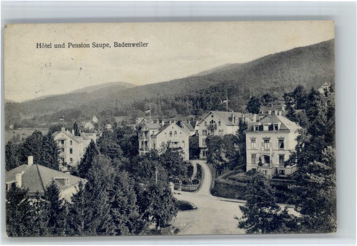 Badenweiler Hotel Pension Saupe