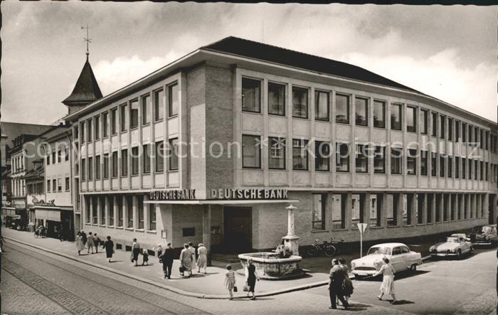 Loerrach Deutsche Bank Basler Strasse Kronenbrunnen