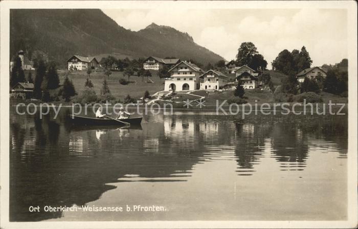 Oberkirch Fuessen Weissensee bei Pfronten