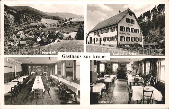 Huzenbach Gasthaus-Pension zur Krone Bahnpost
