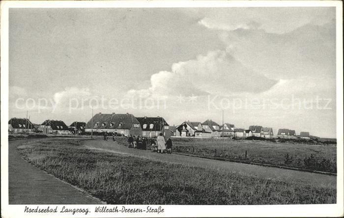 Langeoog Nordseebad Willrath-Dreesen-Strasse