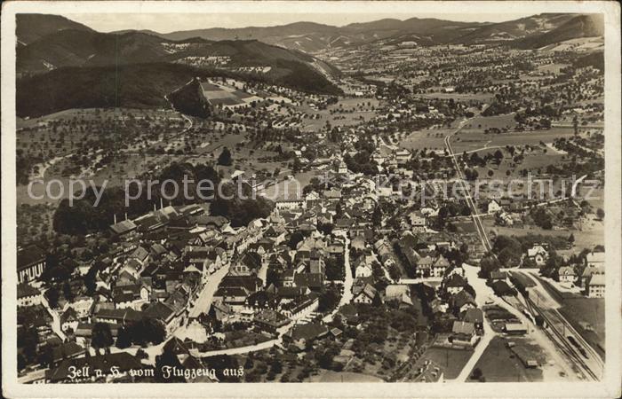 Zell Harmersbach Fliegeraufnahme