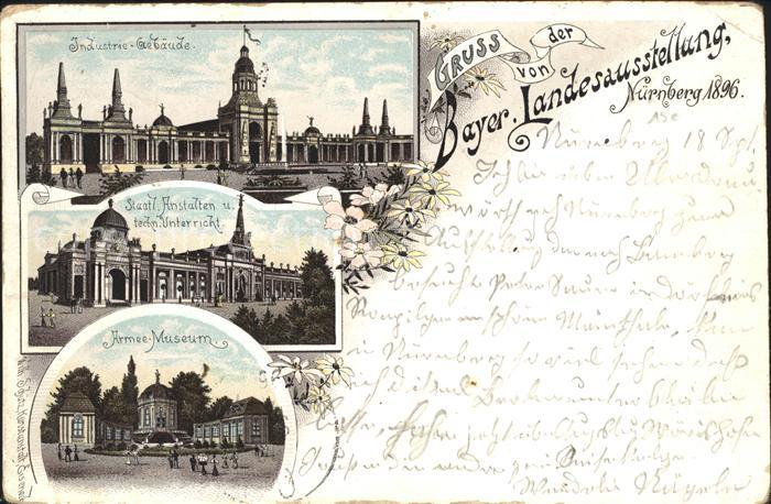 Nuernberg Industriegebaeude Armee-Museum Staatl. Anstalten und techn. Unterricht