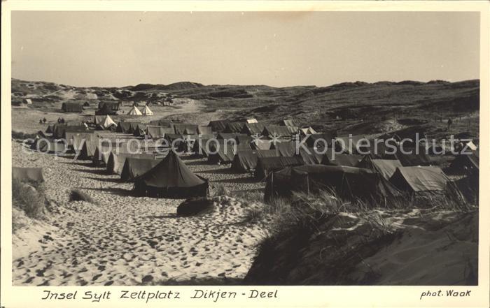 Insel Sylt Zeltplatz Dikjen Deel