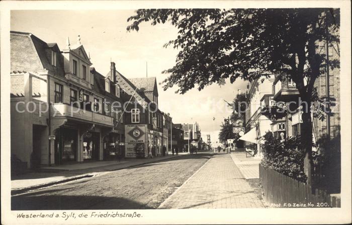 Westerland Sylt Friedrichstrasse