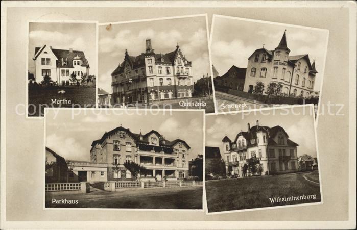 Westerland Sylt Martha Germania Schoeneck Parkhaus Wilhelminenburg