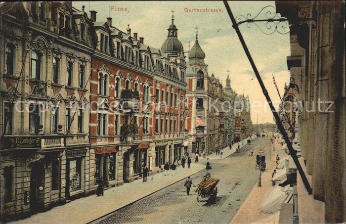 Pirna Elbe Sachsen Gartenstrasse