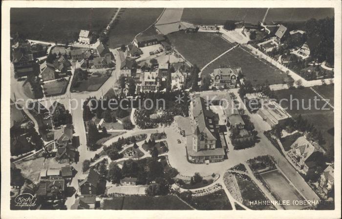 Hahnenklee-Bockswiese Harz Fliegeraufnahme