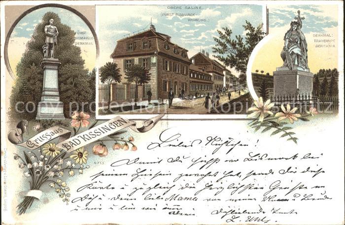 Bad Kissingen Obere Saline Denkmal Trauernde Germania Bismarck Denkmal