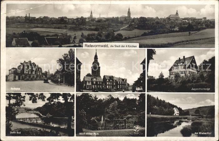 Radevormwald Rathaus Markt Jugendherberge Am Wiebachtal