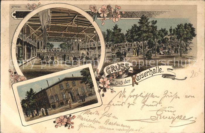 Restaurant Hotel Kaiserhalle Litho