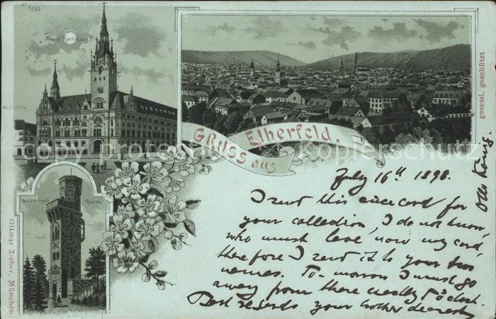 Elberfeld Wuppertal Neues Rathaus Heydt-Thurm